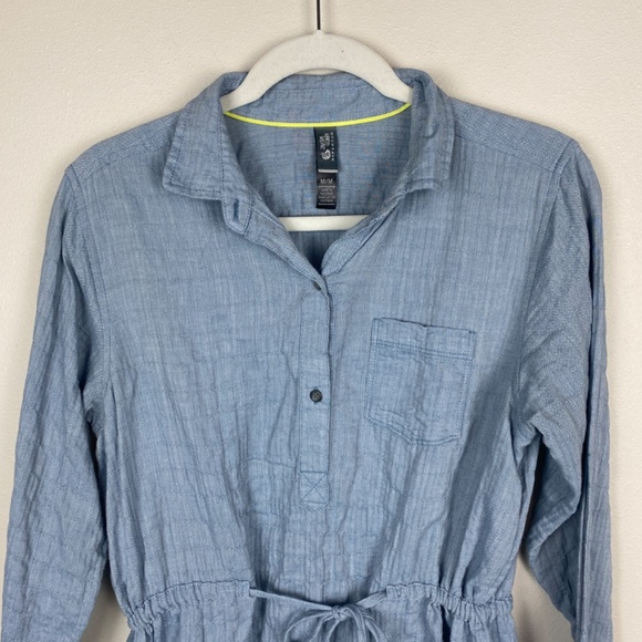 Mountain Hardwear Heralake Long Sleeve Chambray Tunic - Size Medium - Picture 3 of 8